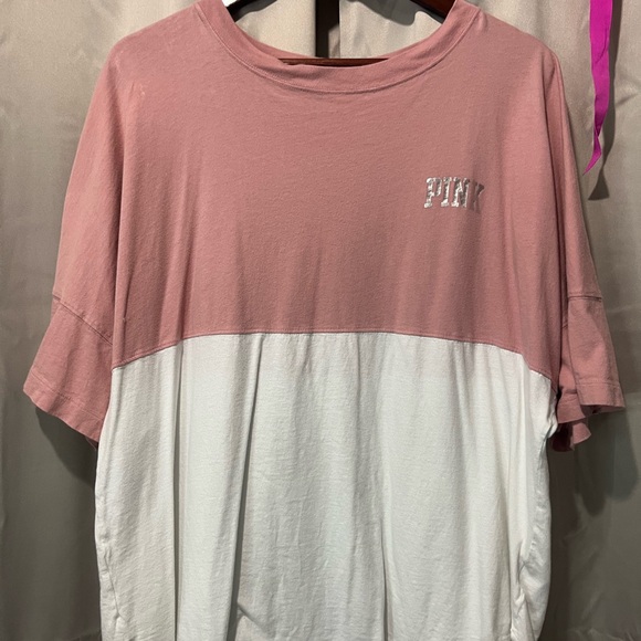 PINK Victoria's Secret Dusty Rose Tee - Picture 3 of 4